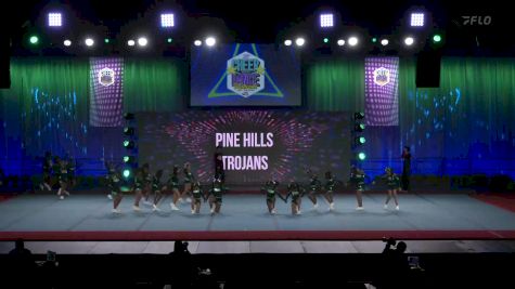 Pine Hills Trojans [2022 Mitey Mite Show Cheer 1] 2022 Pop Warner National Cheer & Dance Championship