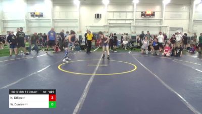 102-S Mats 1-5 3:00pm lbs Round Of 32 - Nutter Stiles, NY vs Wyatt Cooley, WV