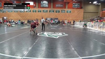 149 lbs Cons. Round 2 - Saul Escalante, Palomar College vs Justin Ayala, Victor Valley College