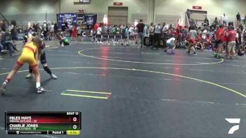 82 lbs Round 4 (6 Team) - Charlie Jones, Mi Pitbulls Gold vs Miles Mays, Indiana Outlaws