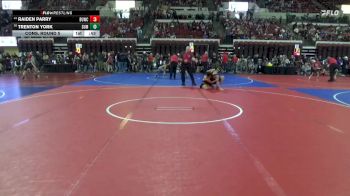 116 lbs Cons. Round 5 - Raiden Parry, Team Champs vs Trenton York, Ruis Wrestling