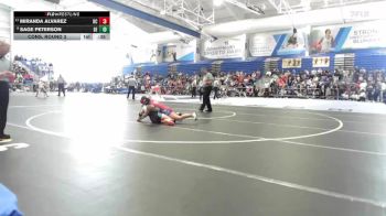 115 lbs Cons. Round 3 - Sage Peterson, Gardner Edgerton vs Miranda Alvarez, Dodge City