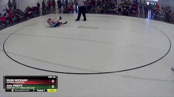 24 lbs Cons. Round 1 - Rush Wickham, Elkhorn Wrestling vs Dax Printz, Nebraska City Wrestling Club