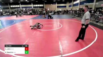 85 lbs Semifinal - Ariyelle John, Bear WC vs Kawehi Respicio, 4mg