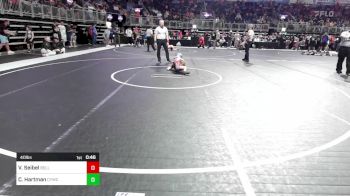 40 lbs Semifinal - Vaughn Seibel, Belleville Little Devils vs Chaz Hartman, Carrollton Youth Wrestling Club