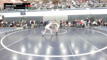 120 lbs Round 3 - Adessa Stone, Idaho vs Isabel Ash, Small Town Grims