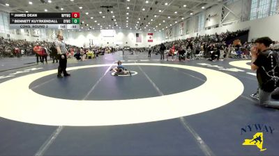 61 lbs Cons. Round 3 - James Dean, Whitney Point Youth Wrestling Club vs Bennett Kuyrkendall, Dolgeville Youth Wrestling Club