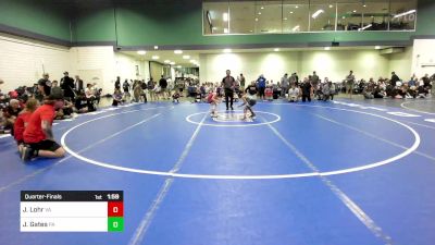 65 lbs Quarterfinal - Jameson Lohr, VA vs Jackson Gates, PA