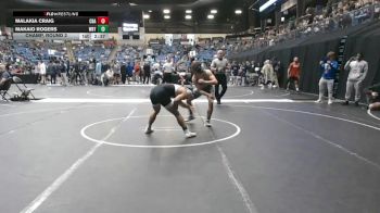 141 lbs Champ. Round 2 - Makaio Rogers, Wayland Baptist (Texas) vs Malakia Craig, Central Baptist (Ark.)