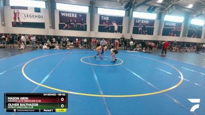 86-92 lbs Champ. Round 1 - Mason Aikin, Maverick Elite Wrestling Club vs Oliver Balthazor, Patriot Wrestling Club