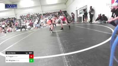 120 lbs Consolation - Austin Fagan, Fort Gibson Youth Wrestling vs Matthew Mcghee, Roland Youth League Wrestling