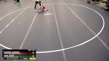 Cons. Round 1 - Kael Schut, MN Elite Wrestling Club vs Cooper Johnson, Maple Grove Wrestling Club