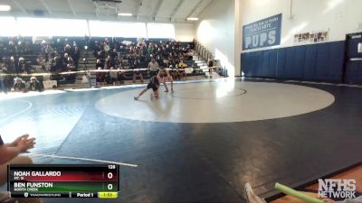 126 lbs Quarterfinal - Noah Gallardo, Mt. Si vs Ben Funston, North Creek