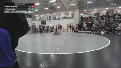 157 lbs Cons. Round 6 - Shane Oswald, Eierman Elite vs Allen Diaz, GPWA