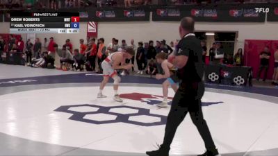 70 kg Semis - Drew Roberts, Minnesota - RTC vs Kael Voinovich, Hawkeye Wrestling Club