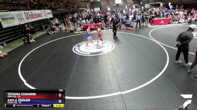 170 lbs Placement Matches (16 Team) - Tatiana Chavarin, IEWA-GR vs Kayla Zeidler, CMWA-GR