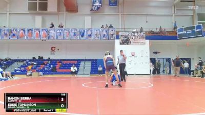 106 lbs Quarters & Wb (16 Team) - Ramon Sierra, Garrett vs Eddie Tomlinson, Bishop Chatard