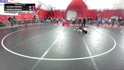 113 lbs Round 3 - Jackson Freeman, Askren Wrestling Academy vs Andreas Monrial, Wisconsin