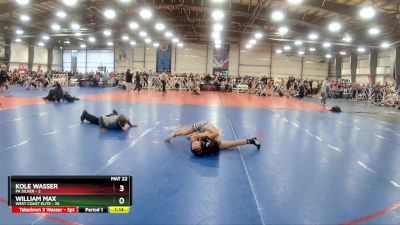 84 lbs Rd# 5- 3:45pm Friday Final Pool - William Max, West Coast Elite vs Kole Wasser, PA Silver