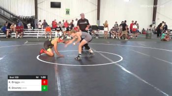 135 lbs Consolation - Kysen Briggs, Upper Valley Aces vs Ryder Downey, Ubasa