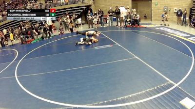 48 lbs Champ. Rd Of 16 - Levi Wakefield, Relentless vs Rockwell Robinson, Sanderson Wrestling Academy