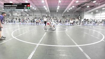 95 lbs Rr Rnd 1 - Cameron Cooper, Indiana Outlaws Red vs Macyn Gardner, Untouchables