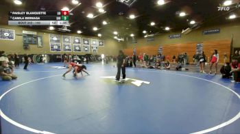 140 lbs Quarterfinal - Camila Bernaga, Sanger vs Paisley Blanquette, Liberty