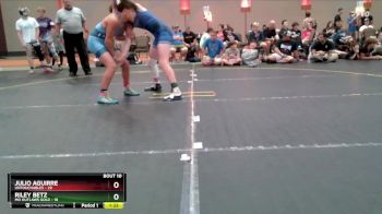 140 lbs Finals (8 Team) - Julio Aguirre, Untouchables vs Riley Betz, MO Outlaws Gold