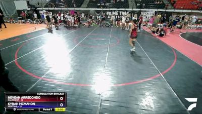 140 lbs Cross Bracket (8 Team) - Lailana Moultrie, California vs Trinity Stoner, Montana