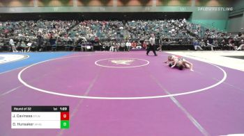 126 lbs Round Of 32 - Jayce Caviness, Stilwell vs Dallan Hunsaker, American Fork