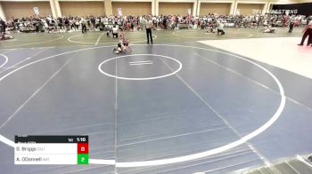 61 lbs Quarterfinal - Gwen Briggs, California Grapplers vs Andrew ODonnell, Mat Demon WC