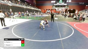 54 lbs Consi Of 4 - Salvador Piplica, Riverton USAW vs Forest Wagner, Wyoming Underground