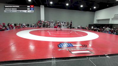 120 lbs Traevon Ducking, Team Indiana Gold vs Lincoln Swick, Wisconsin Red