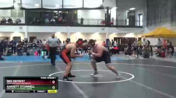 285 lbs Cons. Round 1 - Ben DePrest, Ohio Northern University vs Garrett O`Connell, University Of Mount Union