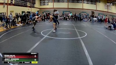 110 lbs Round 1 (10 Team) - Ryan Halal, Mat Warriors vs Jimmy Johnson, The Compound