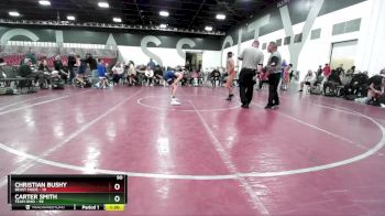 90 lbs Placement Matches (8 Team) - Christian Bushy, Beast Mode vs Carter Smith, Team Ohio