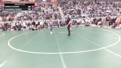 43 kg Champ. Rd Of 32 - Leivelle Alejado, Grapplers HI vs Alexandra Thomas, Youth Impact Center Wrestling Club