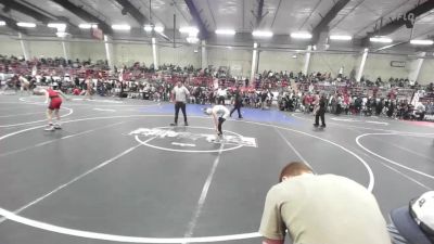 82 lbs Quarterfinal - Brighton Crandell, Mogollon vs Jasper Fredrickson, Bear Cave WC