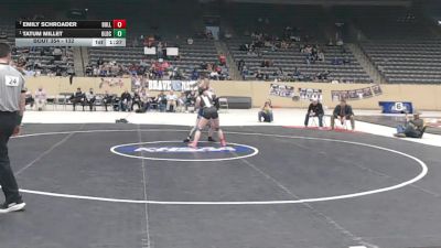 132 lbs 1st Place Match - Tatum Millet, Oldham County vs Emily Schroader, Bullitt East
