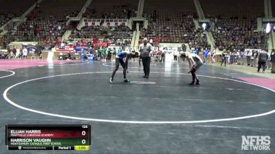 126 lbs Cons. Round 2 - Harrison Vaughn, Montgomery Catholic Prep School vs Elijah Harris, Prattville Christian Academy