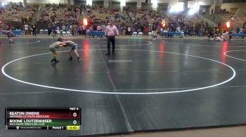 60 lbs Cons. Round 1 - Boone Loutzenhiser, Buccaneer Wrestling Club vs Keaton Owens, Anderson Co Youth Wrestling