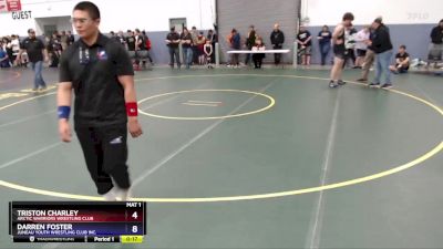 215 lbs Round 1 - Darren Foster, Juneau Youth Wrestling Club Inc. vs Triston Charley, Arctic Warriors Wrestling Club