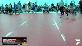 68 lbs Round 4 (8 Team) - Trevor Lindquist, U2 Upstate Uprising Red vs Travis Butenewicz, Revolution Elite