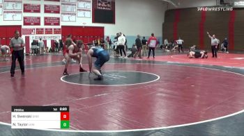 285 lbs Semifinal - Hogan Swenski, Ohio State - Unatt vs Nathan Taylor, Lehigh - Unatt