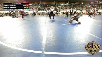 106 lbs Round Of 64 - Grady Langham, Honey Badgers Wrestling Club vs Shelby Kennedy, Shelton Wrestling Academy
