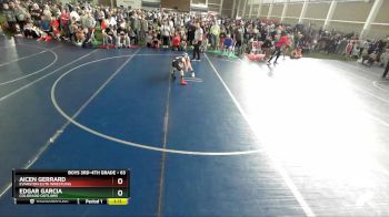 63 lbs Champ. Round 2 - Edgar Garcia, Colorado Outlaws vs Aicen Gerrard, Evanston Elite Wrestling