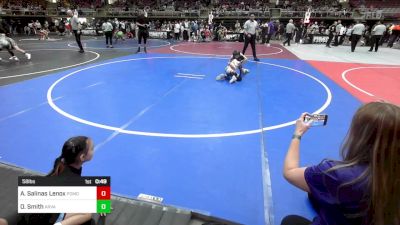 58 lbs Semifinal - Anthony Salinas Lenox, Pomona Elite vs Owen Smith, Arvada West