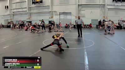 56 lbs Round 4 (6 Team) - Zayden Bice, Tri State Hammers vs Joseph Relyea, Brawler Elite