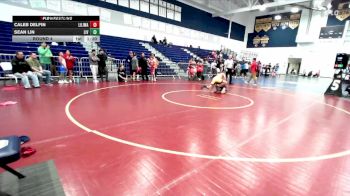 90-95 lbs Round 4 - Sean Lin, Livewire vs Caleb Delfin, Lion Of Judah Wrestling Academ