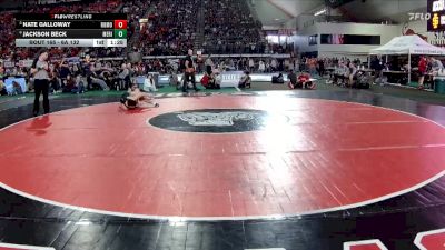 6A 132 lbs Quarterfinal - Nate Galloway, Rocky Mountain vs Jackson Beck, Meridian